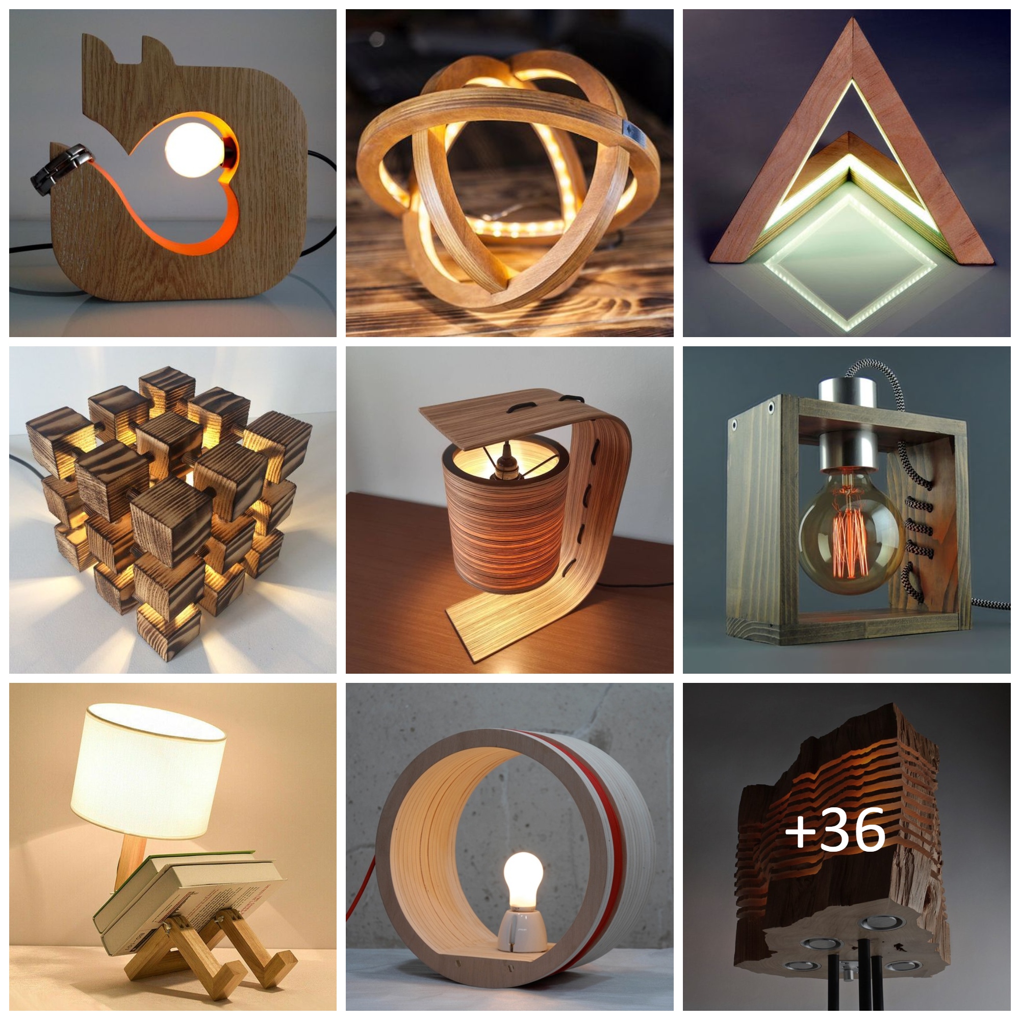 Amazing Wood Lamp Ideas
