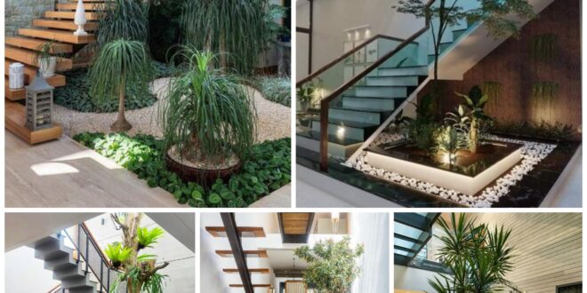 Indoor Pebble Garden Under Stairs Ideas – TopsDecor.com