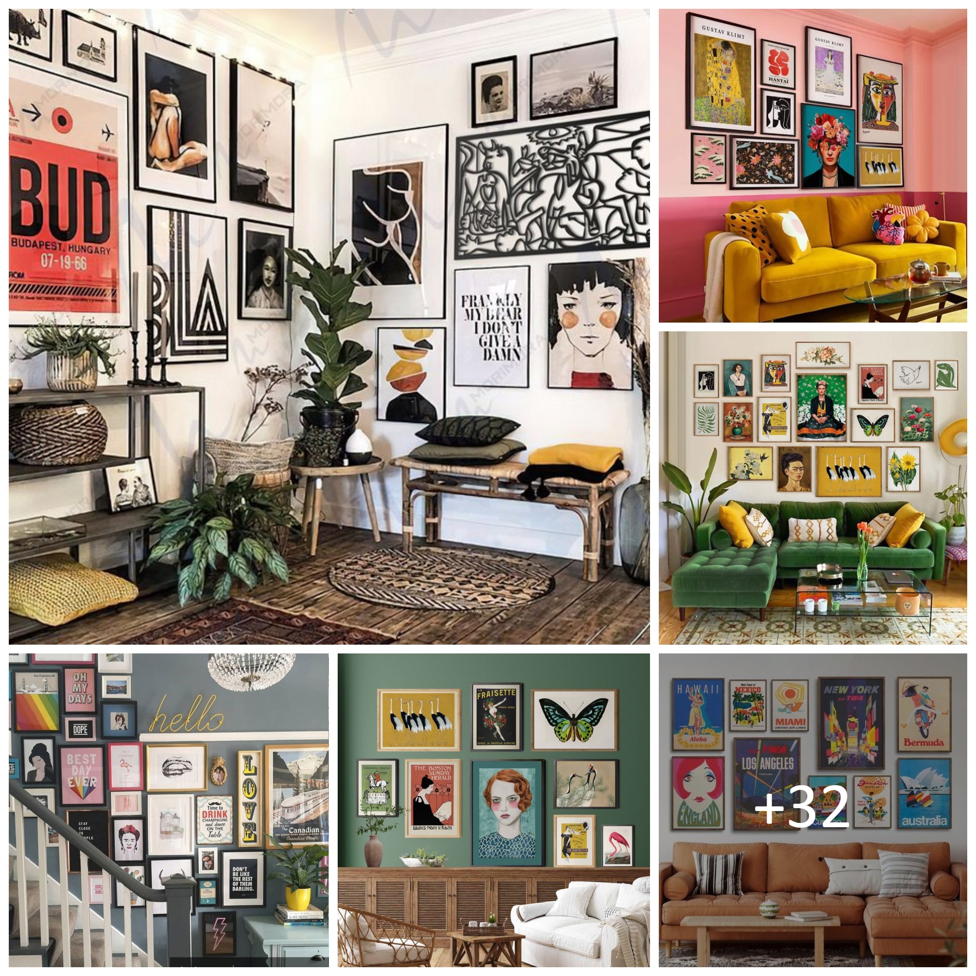 Eclectic Gallery Wall Art