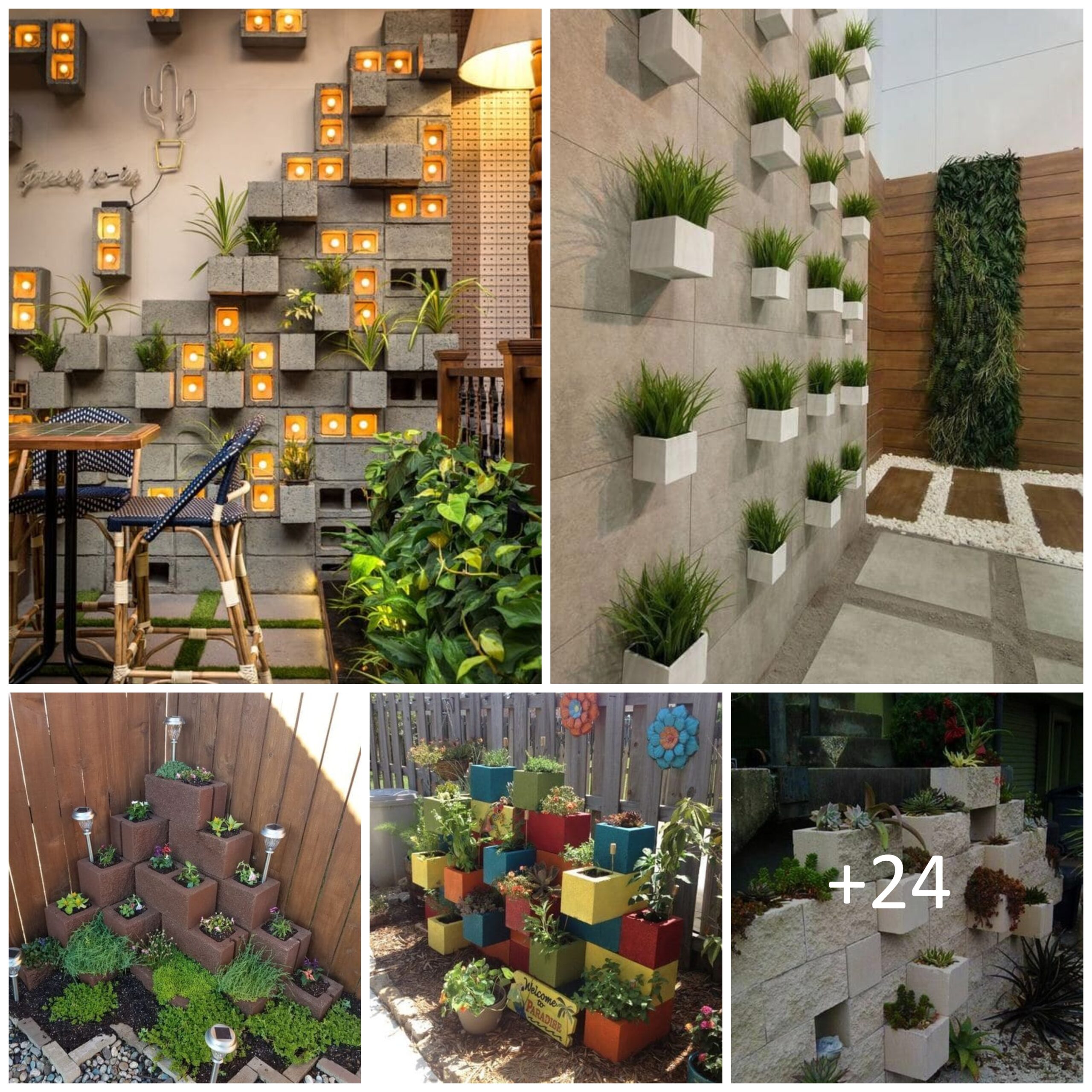 Cinder Block Garden Ideas and Designs