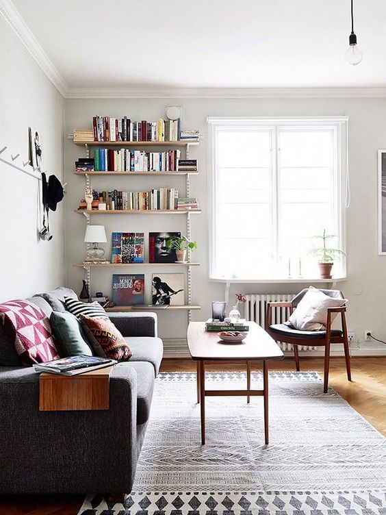 Remember that bulky furniture clutters up the space and opt for lightweight furniture