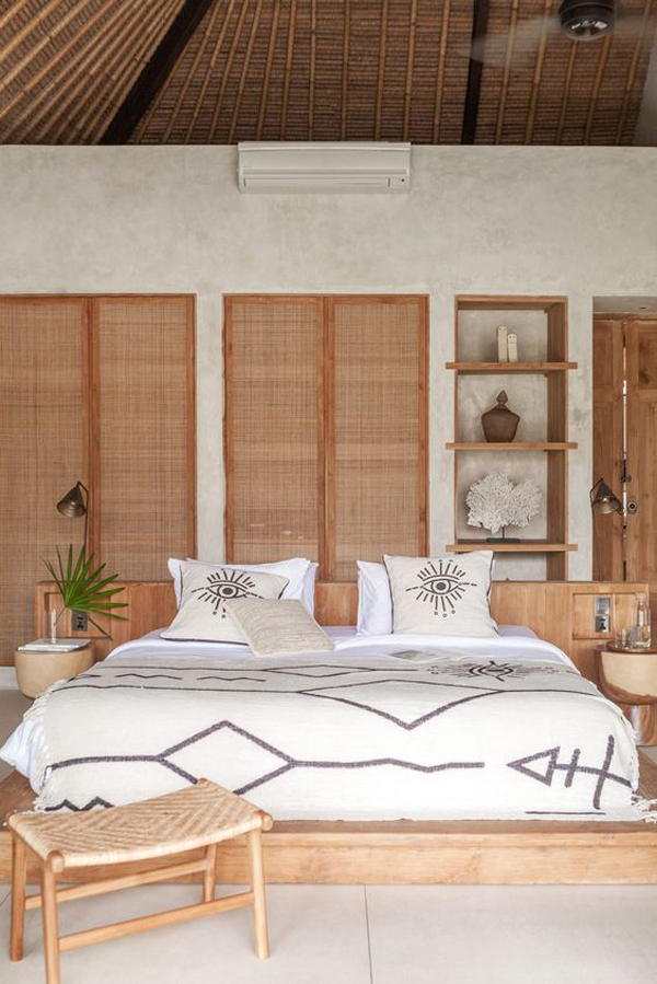 Ethnic Balinese Bedroom Villa Design