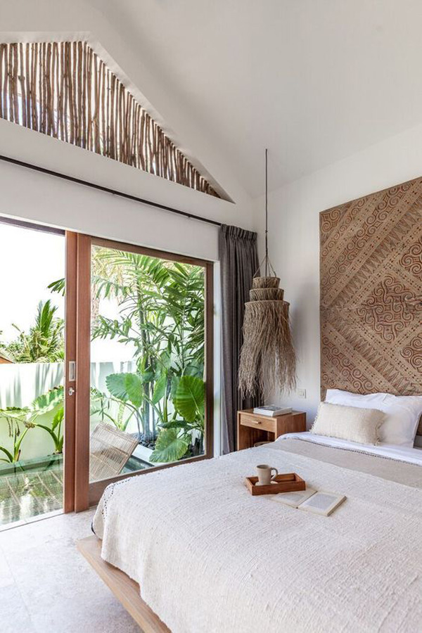 tropical bedroom villas with unobstructed views