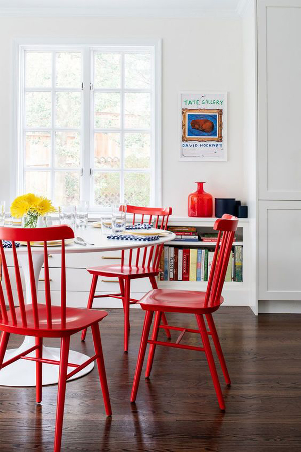 Red-colorful-dining-room-with-natural-light