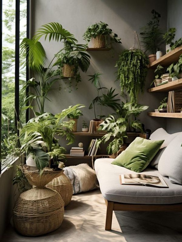 fresh-small-living-space-with-plants-creations