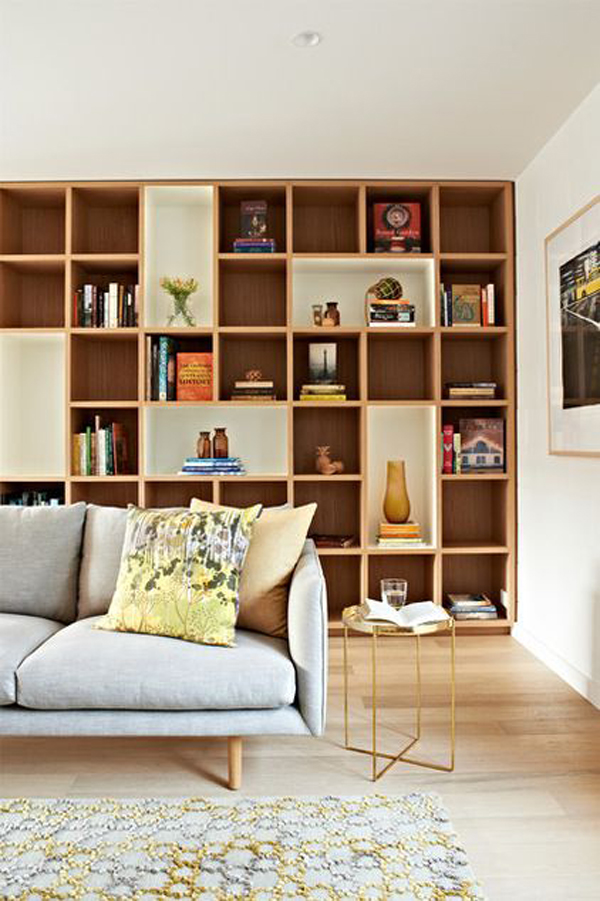 Smart DIY wall storage for mid-century living