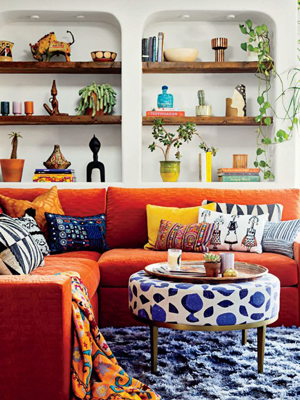 eclectic-living-room-designs-with-wall-shelf