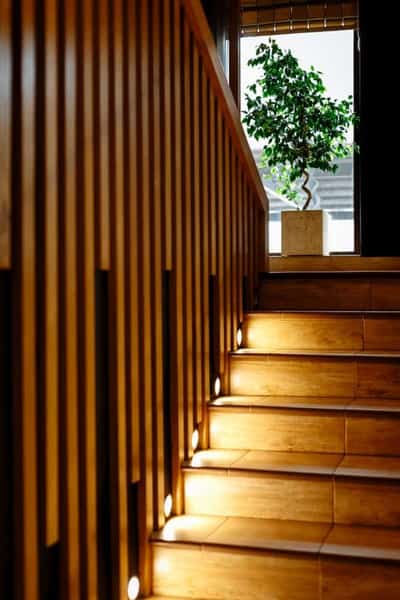 Wooden stairs 