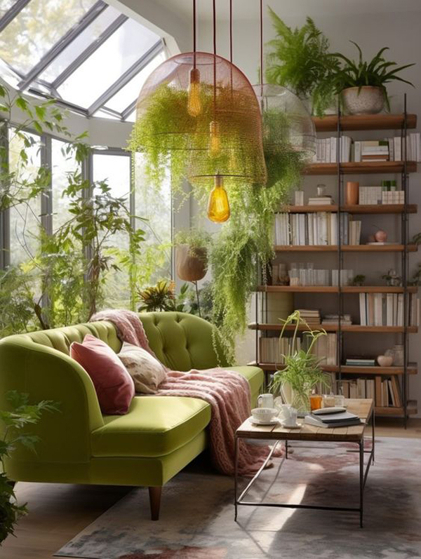 small-living-room-with-houseplants