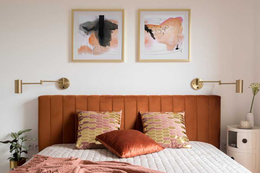 Framed wall art, beautiful bedroom