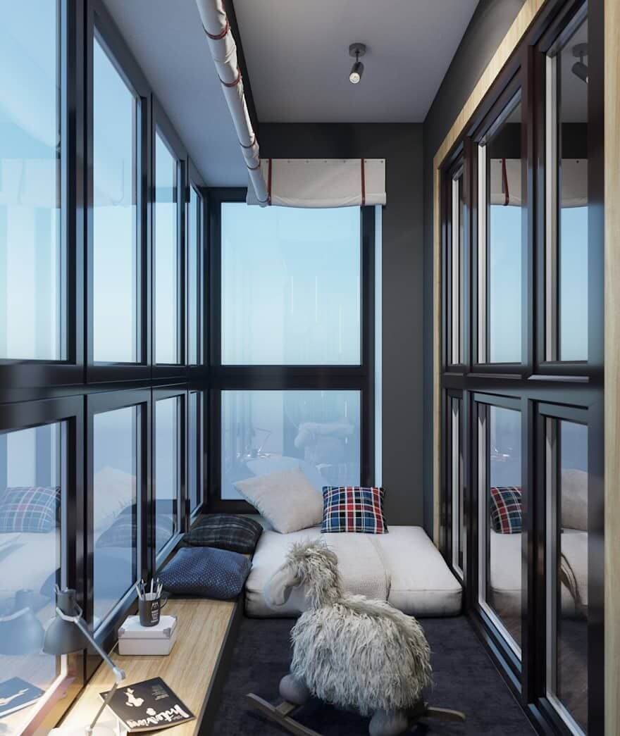 Loja Loft Loft with panoramic windows