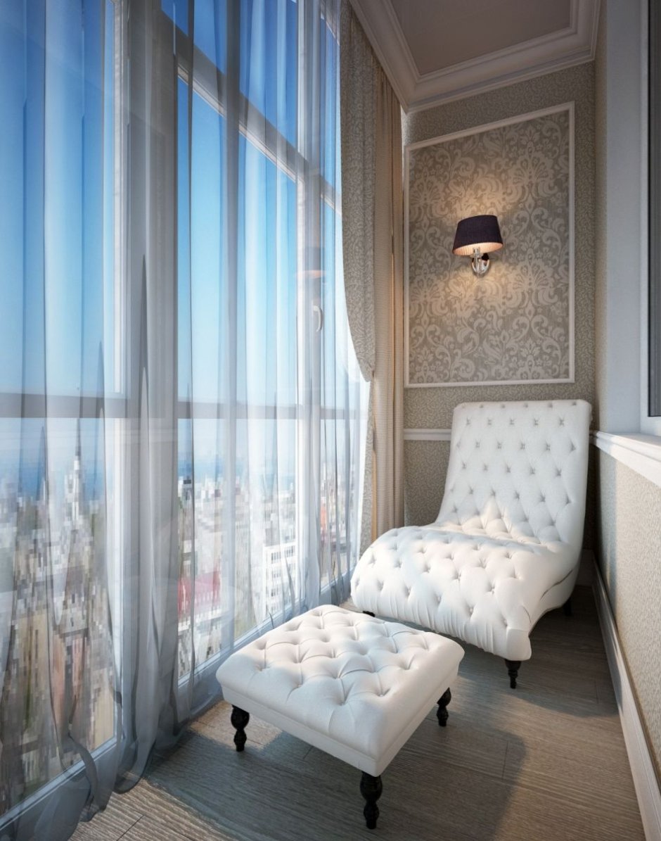 Panoramic balcony curtains