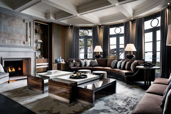 traditional luxury living room 