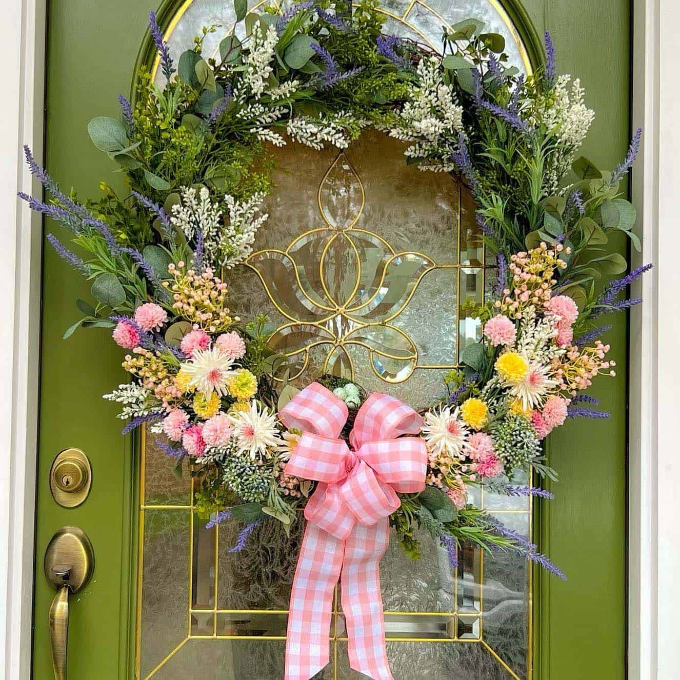 great DIY wreath for spring