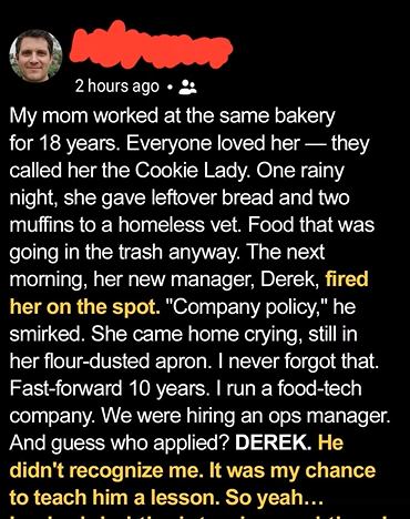 She Lost Her Job for a Simple Act of Kindness — Years Later, Life Rewarded Her with the Respect She Always Deserved