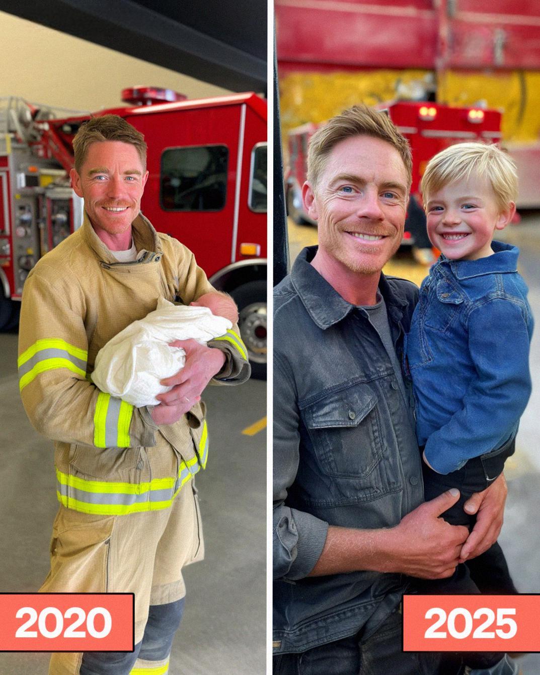 I Adopted a Baby Left at My Fire Station — Five Years Later, a Woman Arrived Claiming to Be His Mother