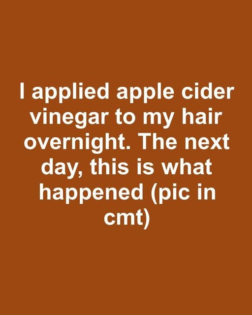 Overnight Magic: The Real Benefits of Apple Cider Vinegar for Your Hair