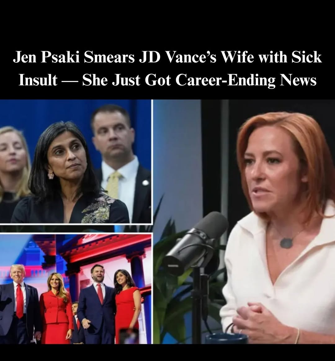 Jen Psaki Faces Widespread Criticism After Remarks About JD Vance and His Wife Spark Public Debate