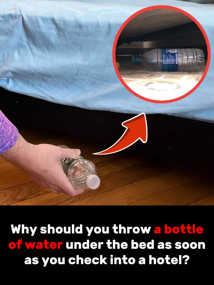 The Unexpected Reason Travelers Are Placing Water Bottles Under Hotel Beds