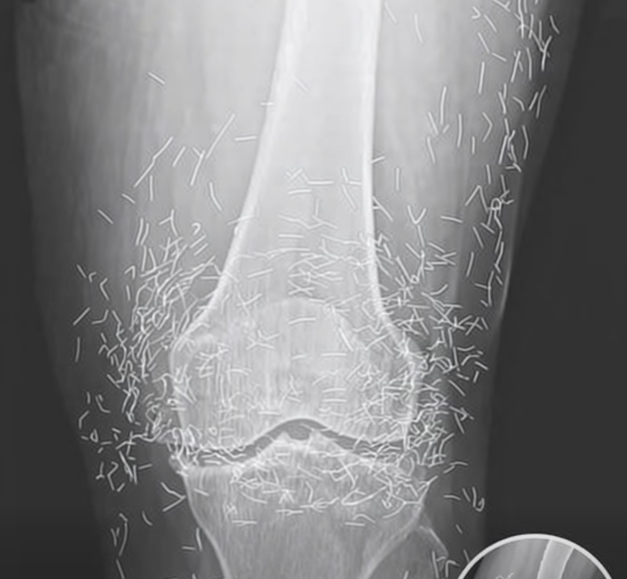 Surprising Discovery in Woman’s Knee During a Routine X-Ray Exam