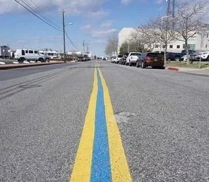 The True Meaning Behind the Blue Line Painted on Streets