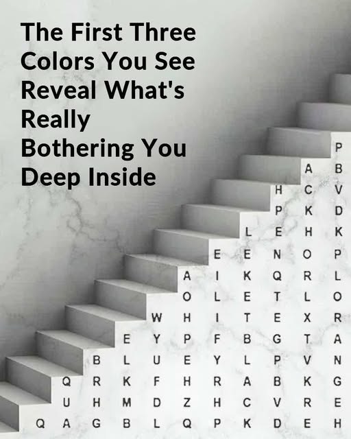 Colors You Notice First May Reflect Your Inner Concerns