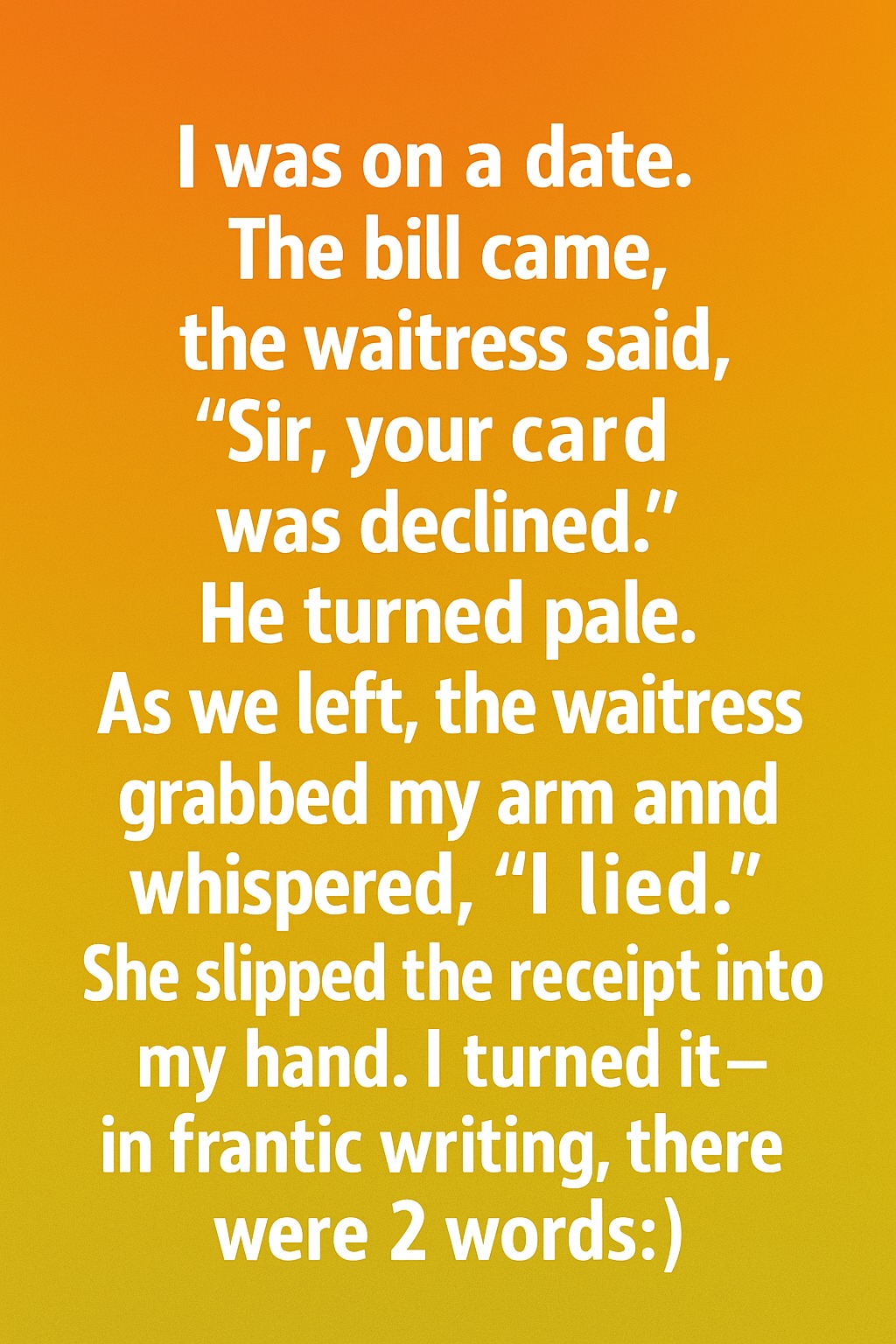 A Night Out, an Unexpected Warning, and the Courage of a Stranger