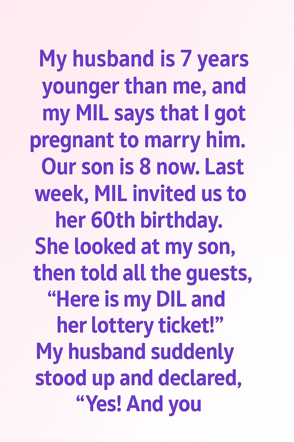 My Husband Stood Up for Our Family When His Mother Spoke Out — His Words Left Everyone Speechless