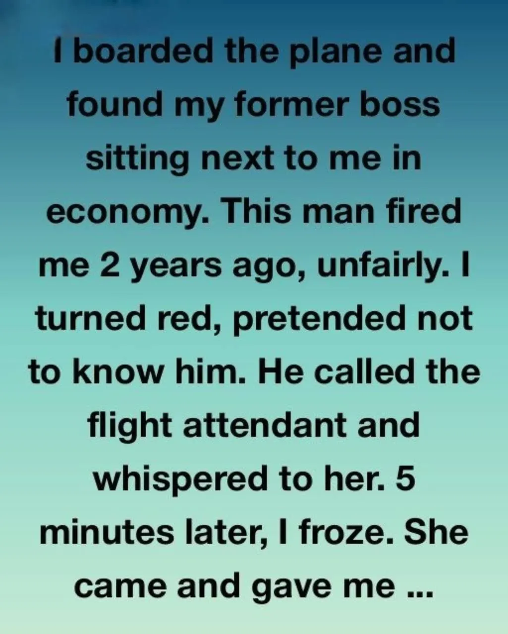 The Flight That Changed Everything