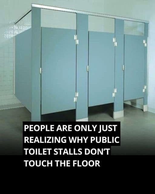 Why Public Restroom Doors Are Designed With Gaps at the Bottom