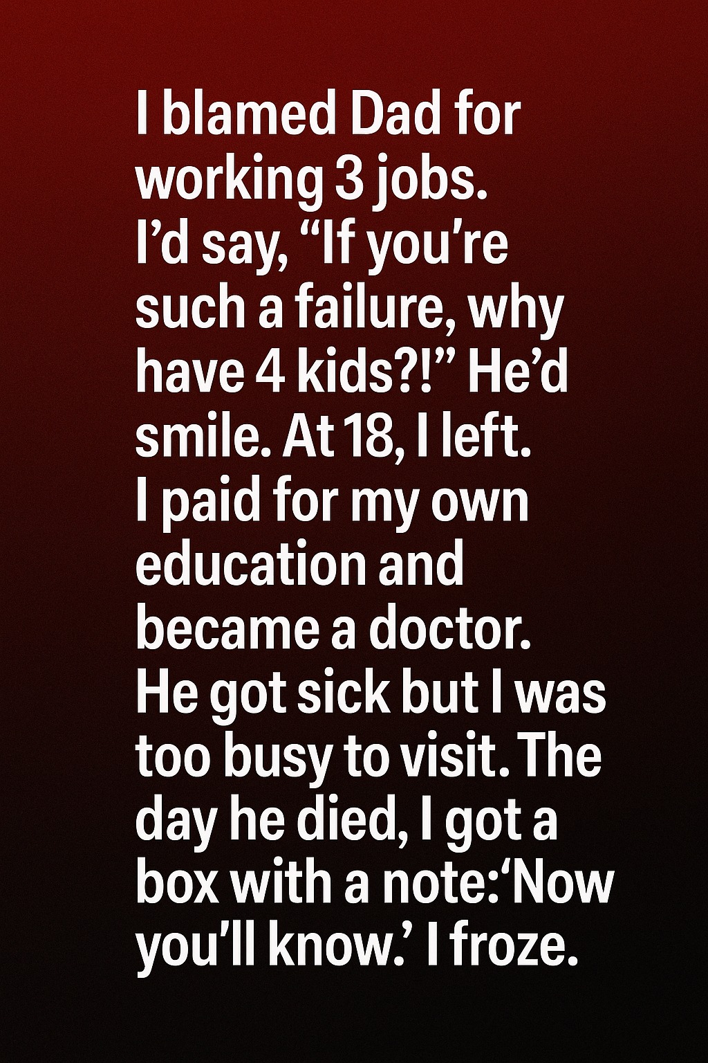 A Meaningful Lesson I Came to Understand About My Father’s Dedication