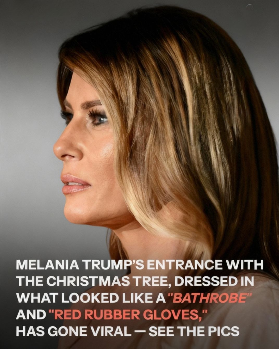 Melania Trump Welcomes the White House Christmas Tree in a Notable Holiday Moment