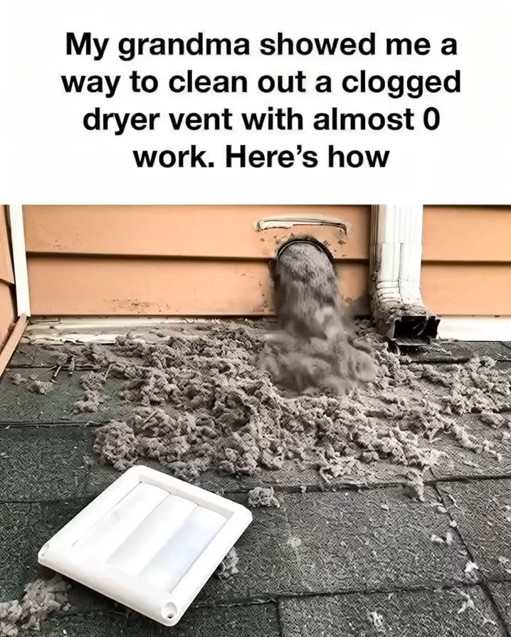 A Clever, Safe Dryer Vent Cleaning Method Passed Down Through Generations