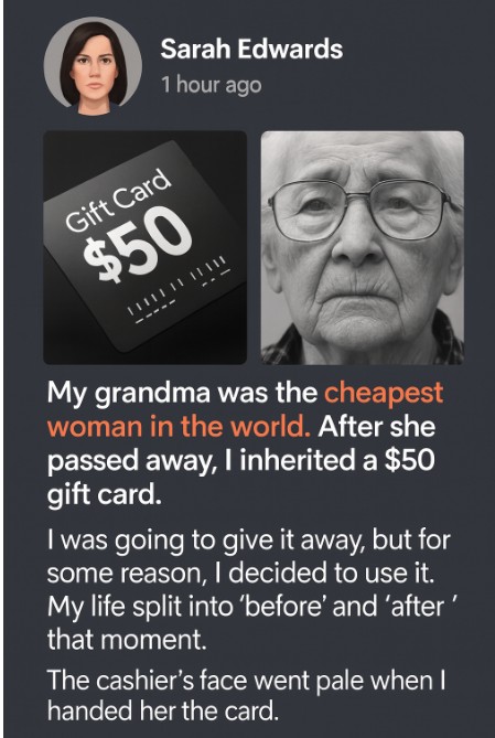 How a $50 Gift Card Helped Me Finally Understand My Grandma’s Love