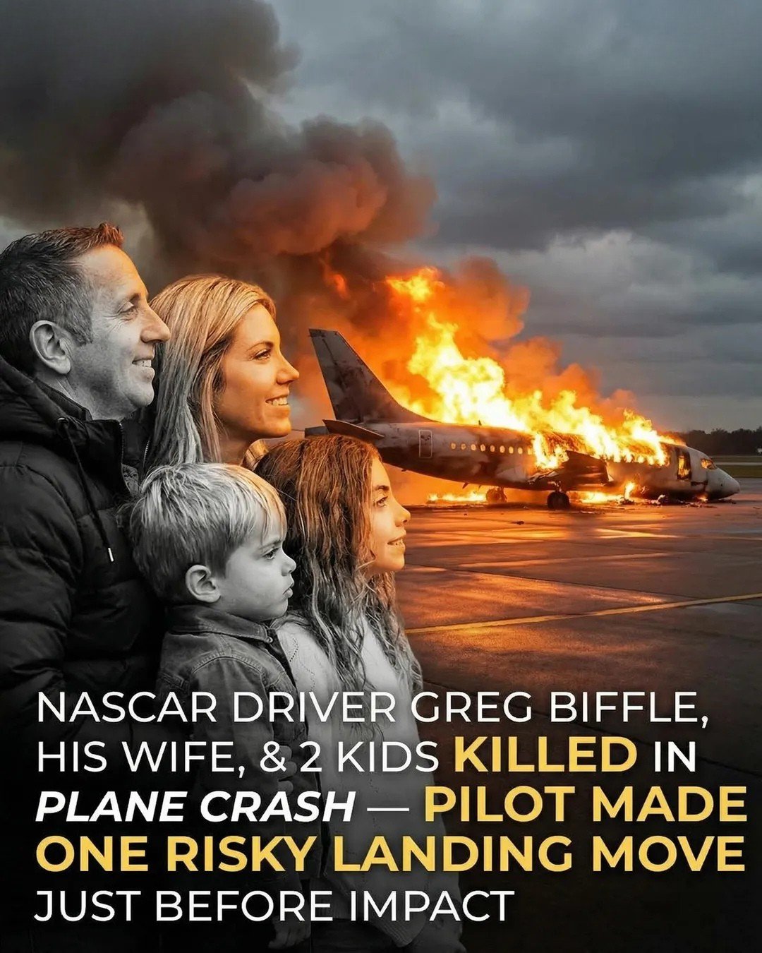 Seven People Killed in North Carolina Plane Crash, Including Former NASCAR Driver Greg Biffle and Family