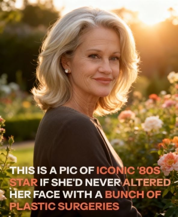 A Look at Melanie Griffith’s Natural Appearance Through an AI Visualization