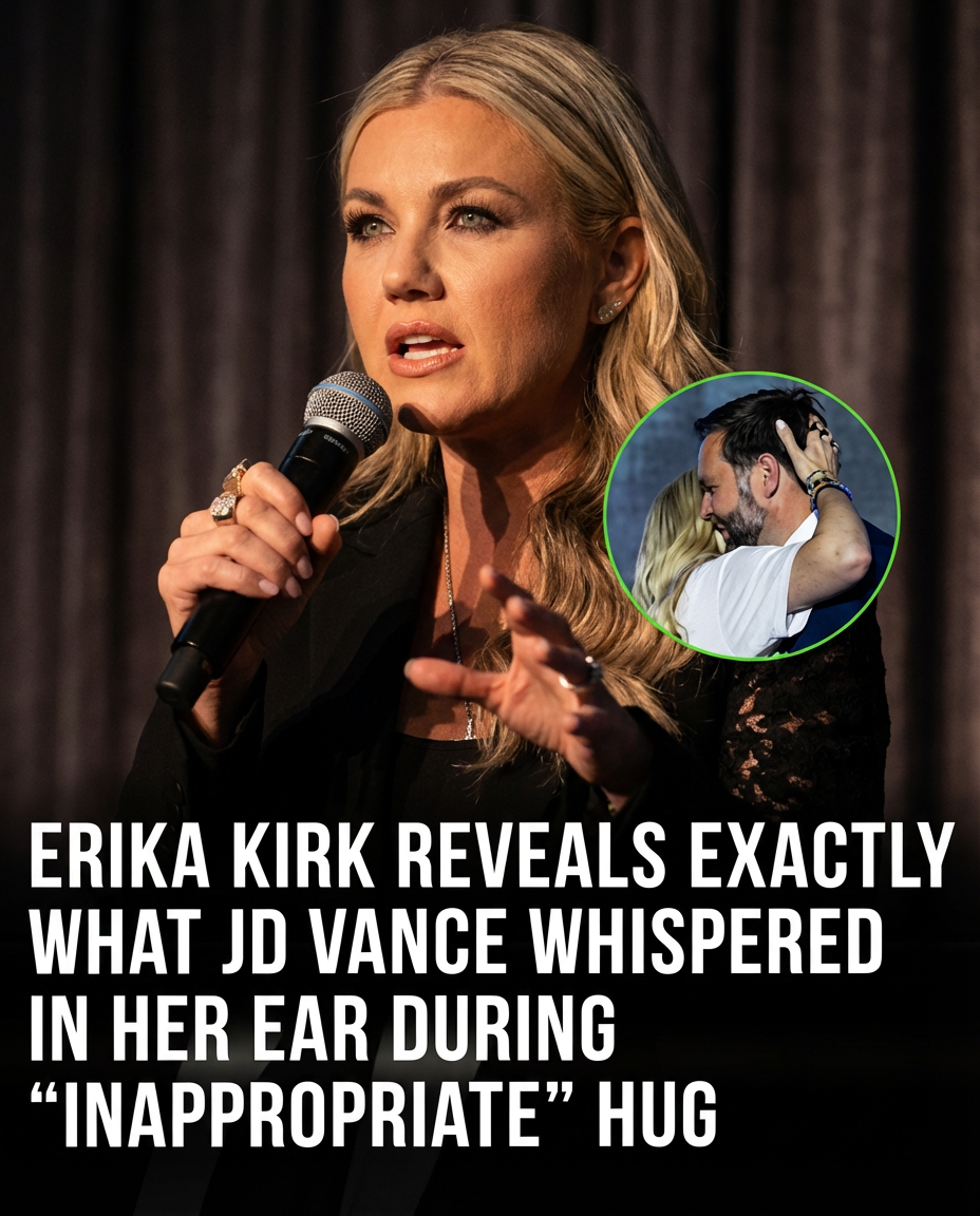 A Widely Shared Hug and a Personal Loss: Erika Kirk Clarifies a Misunderstood Moment