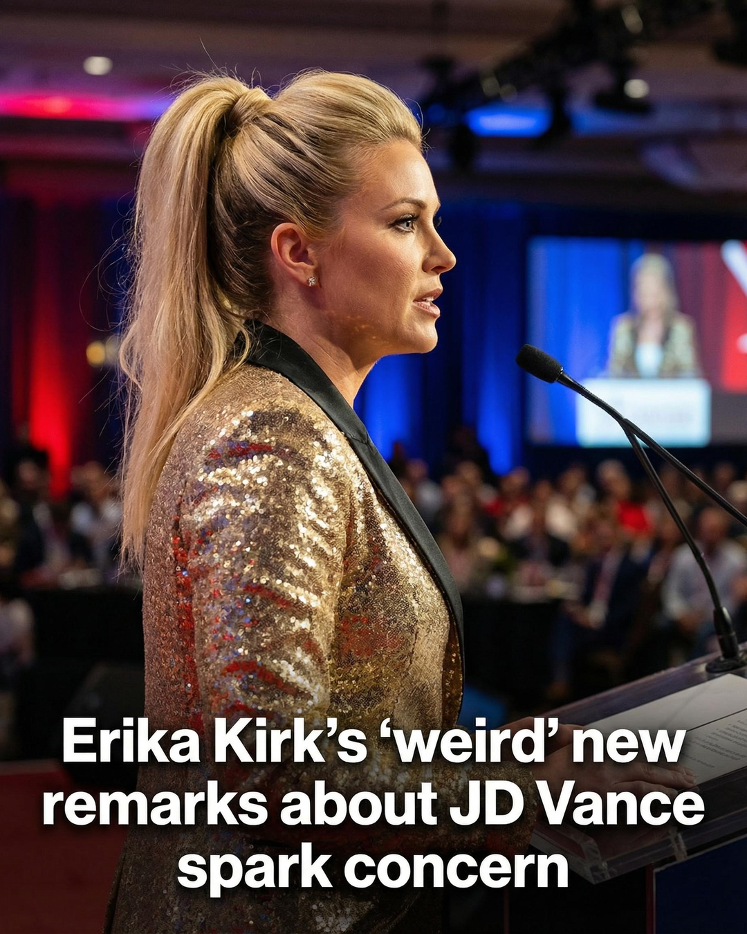 Erika Kirk’s Recent Remarks About JD Vance Attract Public Attention
