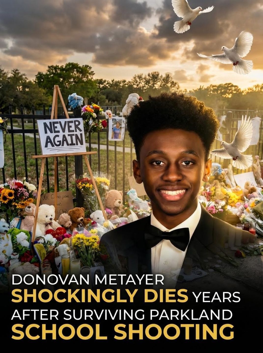 Parkland Survivor Donovan Metayer Remembered at 26 for His Strength and Impact