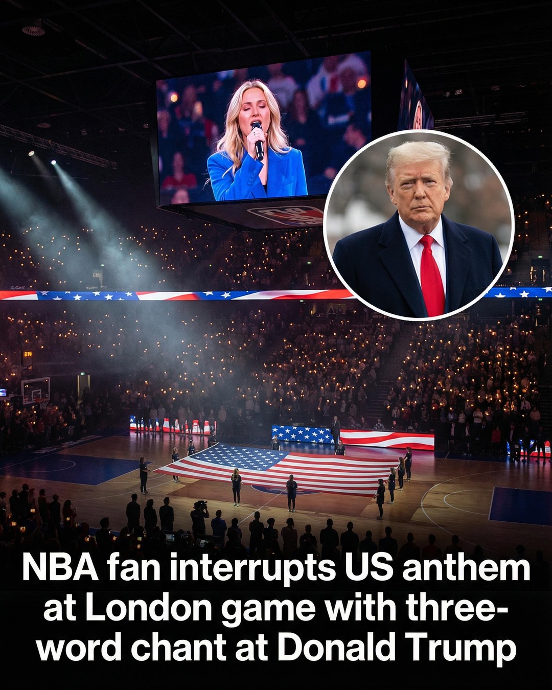 NBA London Game Gains Attention After an Unusual Crowd Reaction During the U.S. National Anthem