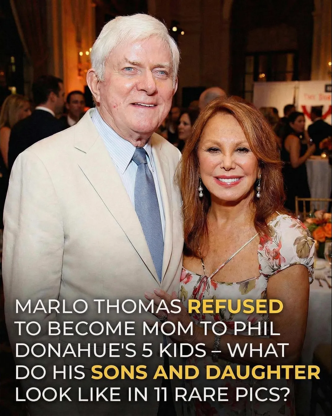 Why Marlo Thomas Took on a Unique Role Within Phil Donahue’s Blended Family