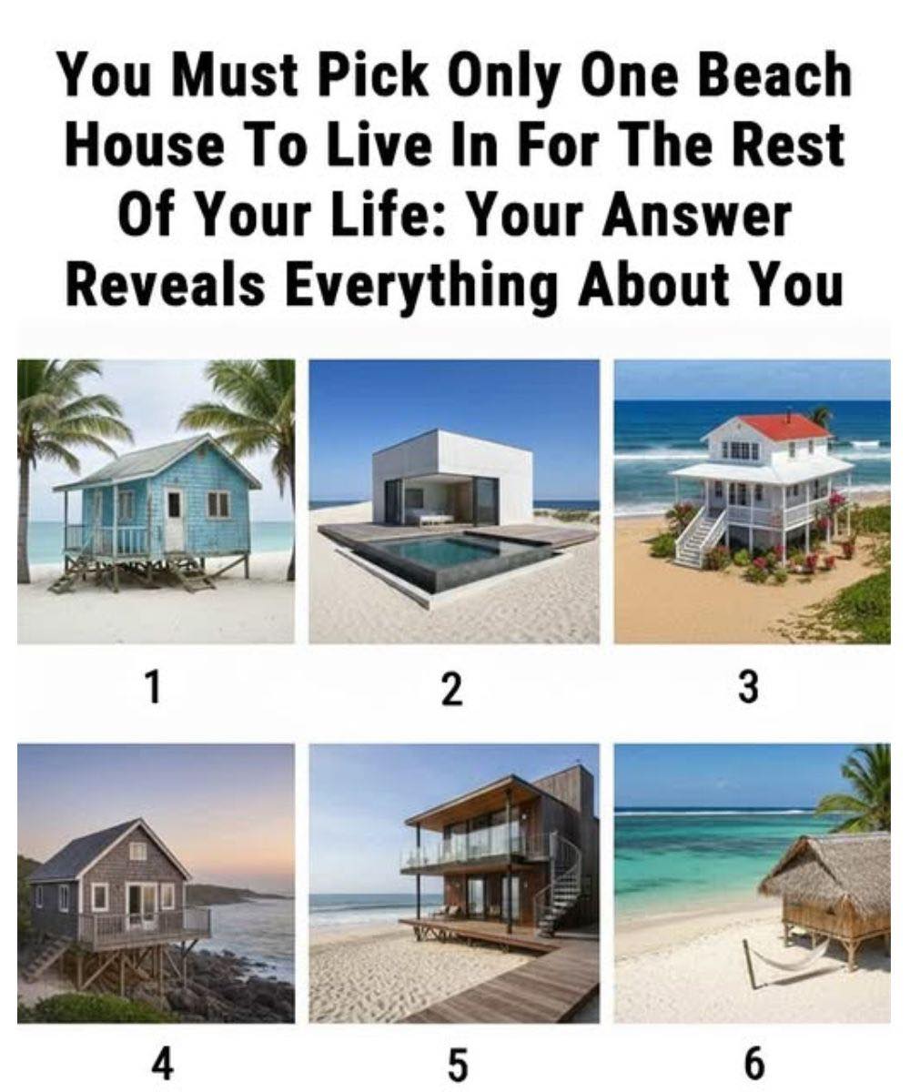 Choose a Beach House and Discover What It Might Reveal About Your Personality