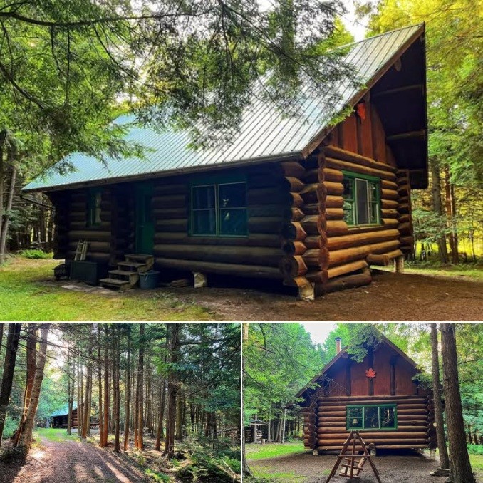 Off-Grid Log Cabin on 13.3 Acres in Gouverneur, New York