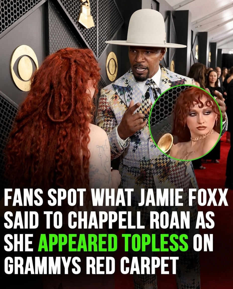 A Grammys Red Carpet Moment Between Jamie Foxx and Chappell Roan Sparks Online Buzz