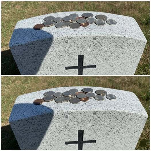 Why Coins Are Left on Military Gravestones