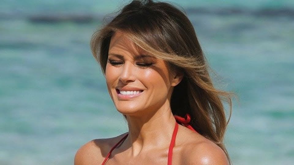 Melania Trump Beach Appearance Sparks Discussion on Public Image and Personal Freedom