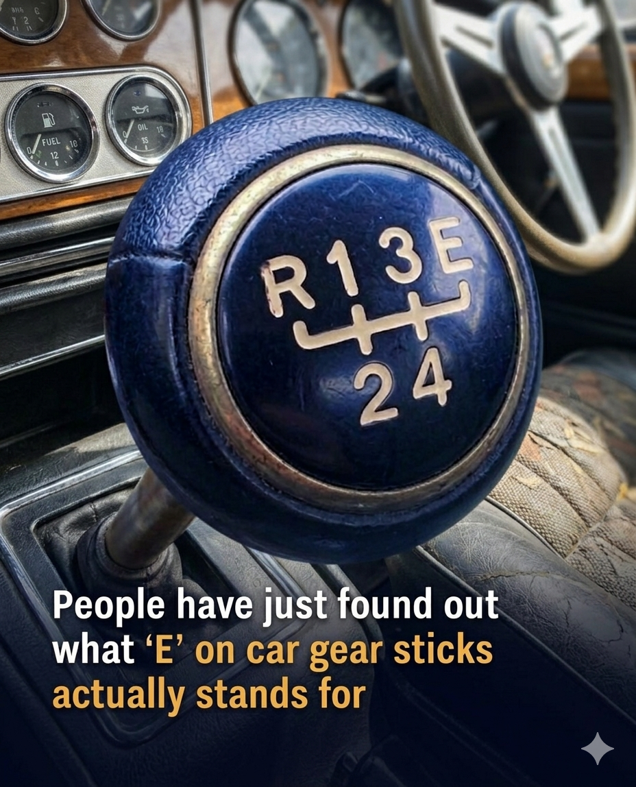 The Meaning of the “E” on Older Car Gear Sticks Explained