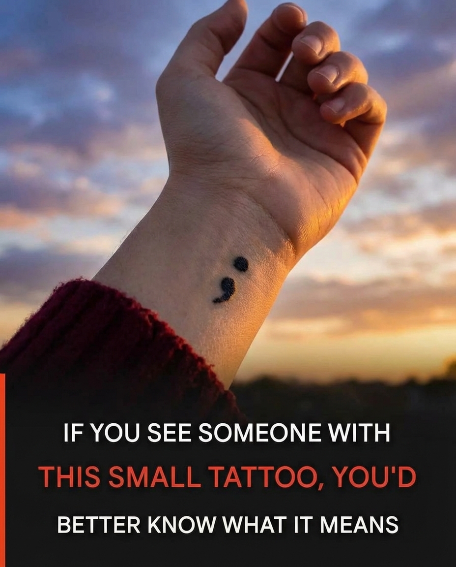 The Powerful Meaning Behind the Small Semicolon Tattoo