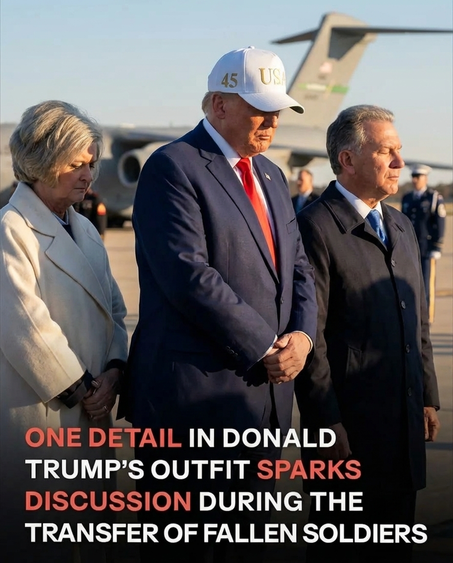 Detail in Donald Trump’s Outfit Draws Attention During Military Ceremony
