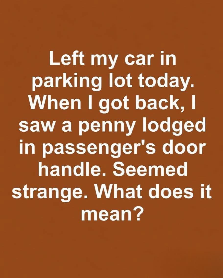 Why an Unexpected Object Near Your Car Door Can Catch Your Attention